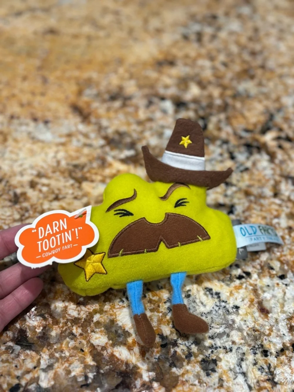 Sheriff prank or gag gift Old Fart over the hill